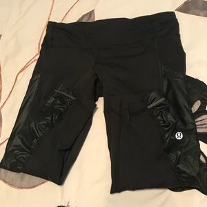 Black Lululemon Crops